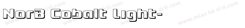 NorB Cobalt Light字体转换